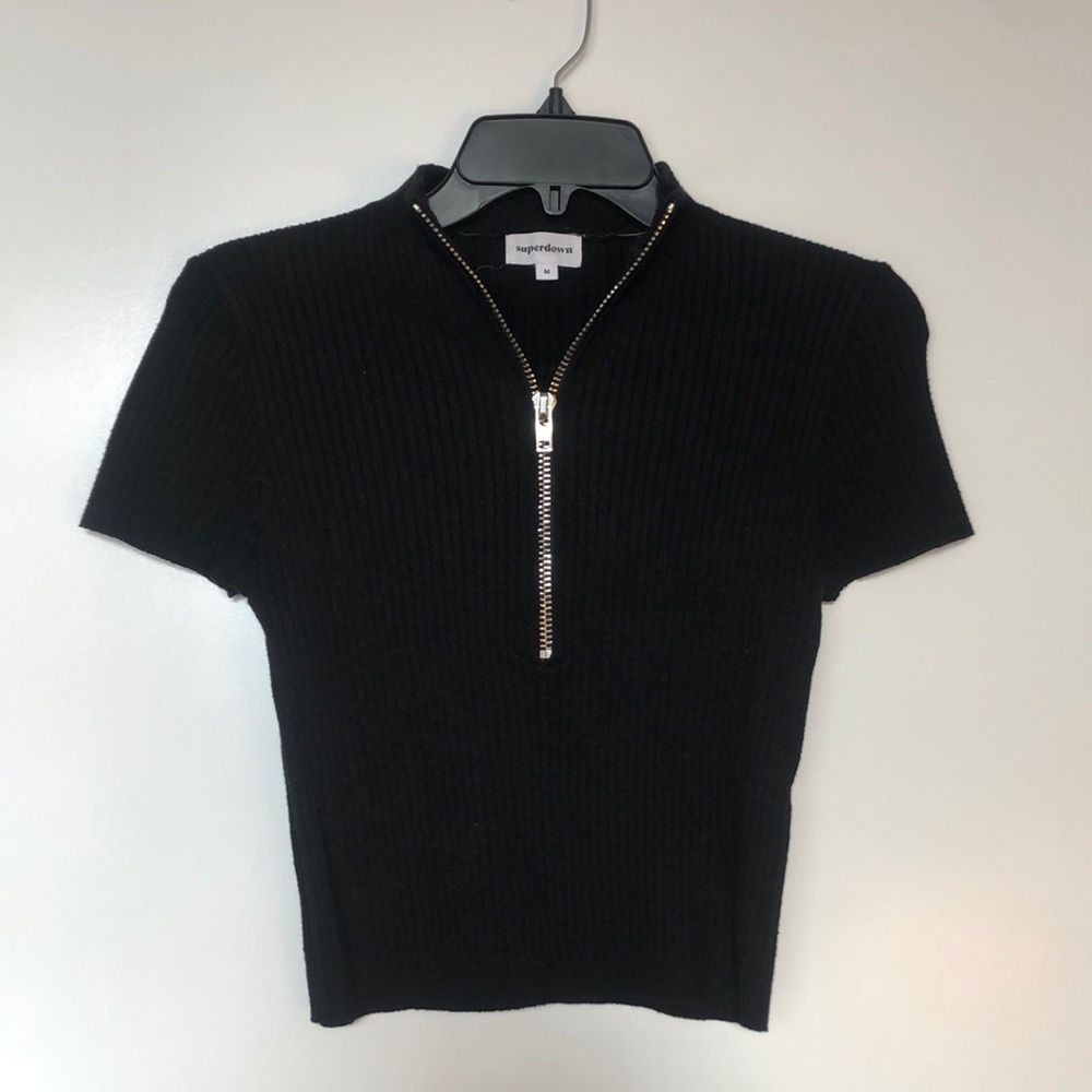 superdown Alivia Ribbed Top